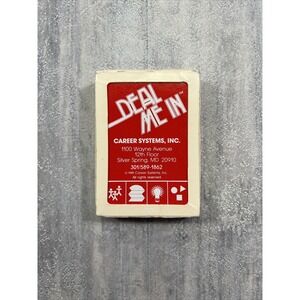 Deal Me In Career Systems Inc Career Path Card Game Playing Cards Set 1985